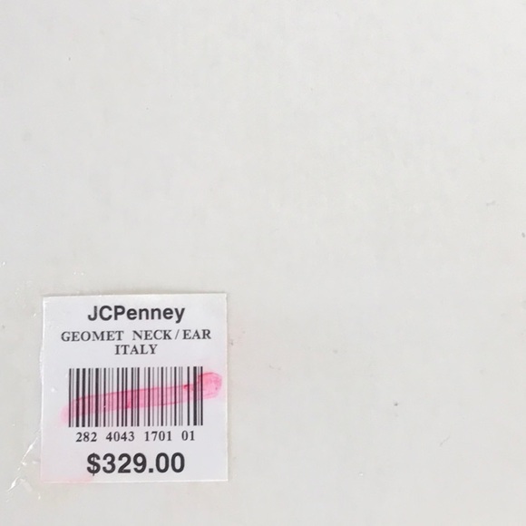 10 k White Gold Solid Italy Made Necklace Earrings - Picture 10 of 10